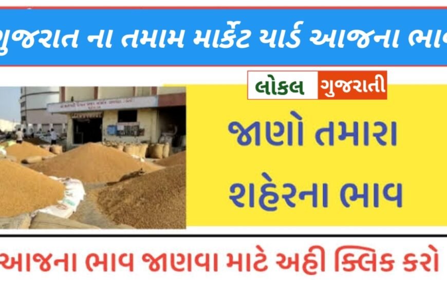 ગુજરાત ના તમામ માર્કેટ યાર્ડ આજના ભાવ | Today Bajar Bhav | Gujarat Mandi Bhav